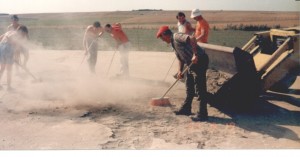 Travaux de remise en état à Saint-Inglevert
